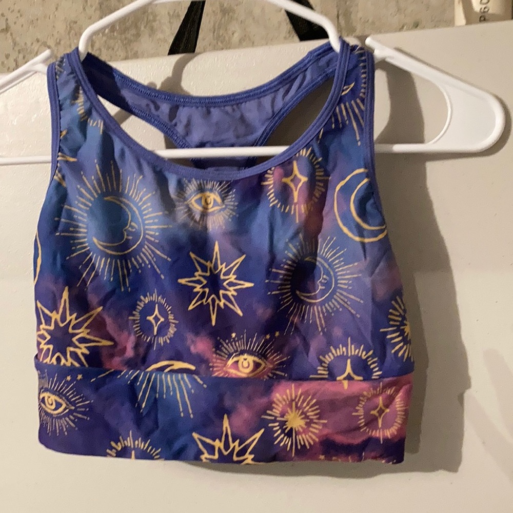 NWOT Sports bra VS super cute print